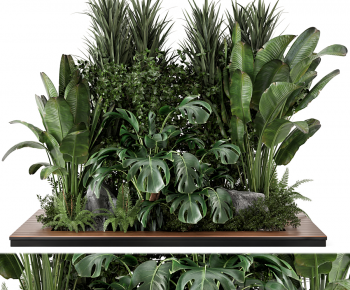 现代户外绿植堆-ID:888495922
