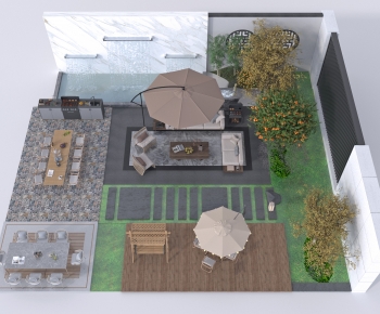 Modern Courtyard/landscape-ID:484843028