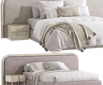 Modern Double Bed-ID:410793074