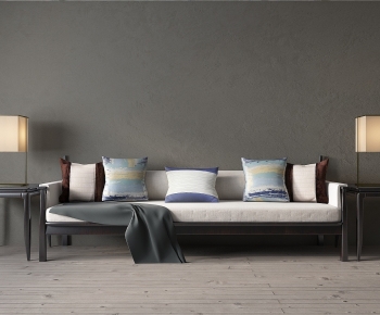 New Chinese Style Multi Person Sofa-ID:231211255