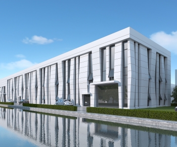 Modern Appearance Of Commercial Building-ID:864850044