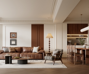 French Style A Living Room-ID:848747978