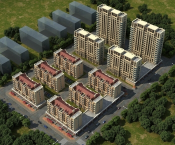 Modern Architectural Bird's-eye View Planning-ID:582868105