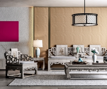 Chinese Style Sofa Combination-ID:345870978