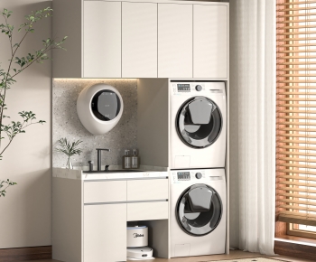 Modern Laundry Cabinet-ID:791512972