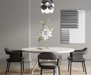 Modern Dining Table And Chairs-ID:180712948