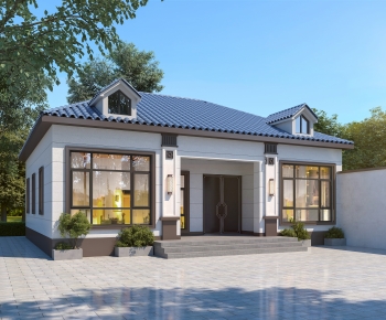New Chinese Style Detached Villa-ID:834609993