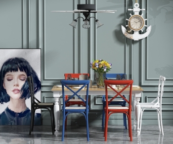 Modern Dining Table And Chairs-ID:276525971