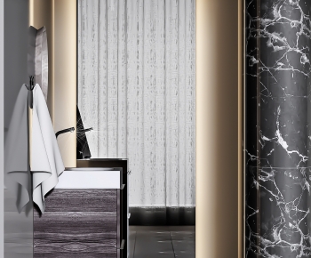 Modern Bathroom Cabinet-ID:153479635