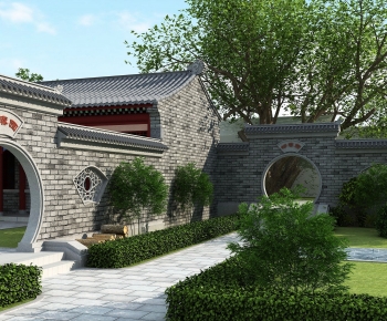 Chinese Style Courtyard/landscape-ID:272666933