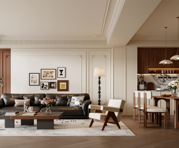 French Style A Living Room-ID:113116985