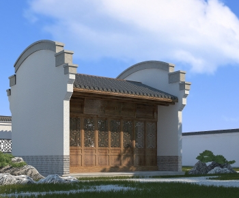 Chinese Style Ancient Architectural Buildings-ID:406549938