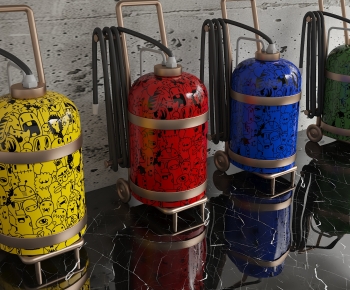 Modern Fire-fighting Equipment-ID:378962996