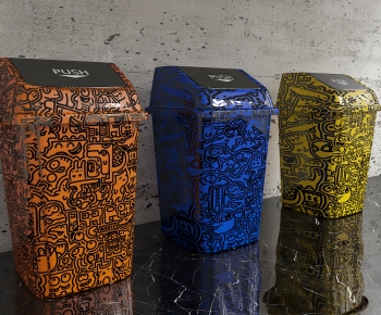 Modern Trash Can-ID:919274093