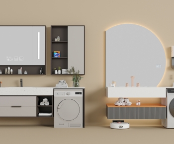 Modern Bathroom Cabinet-ID:889563085