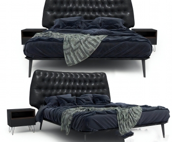 Modern Double Bed-ID:880945924