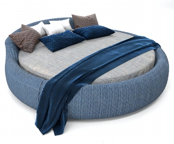 Modern Round Bed-ID:943085914