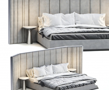 Modern Double Bed-ID:722248082
