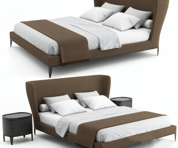Modern Double Bed-ID:928345927