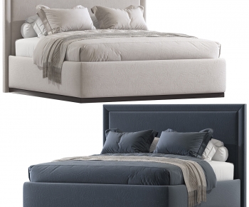 Modern Double Bed-ID:783958916