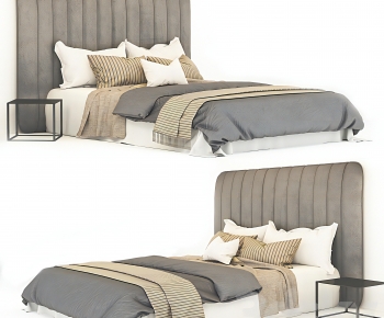 Modern Double Bed-ID:713363895