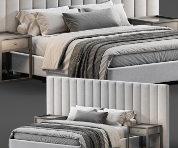 Modern Double Bed-ID:254384995