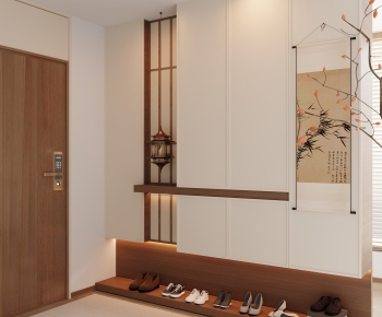 New Chinese Style Hallway-ID:104465015