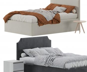 Modern Double Bed-ID:480299009