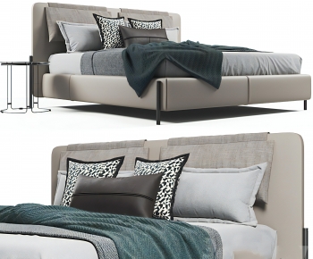 Modern Double Bed-ID:344746113