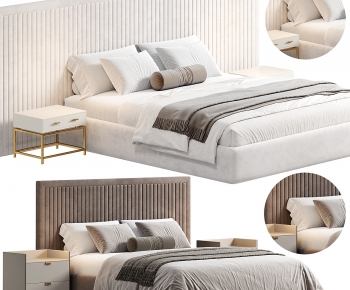 Modern Double Bed-ID:236104979