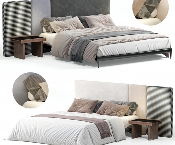 Modern Double Bed-ID:289700032
