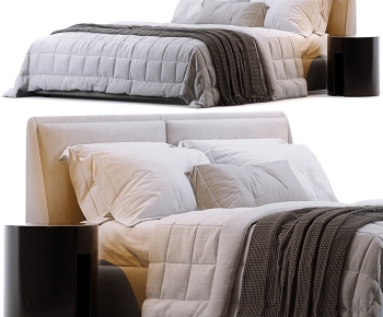 Modern Double Bed-ID:336504943