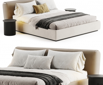 Modern Double Bed-ID:638477097