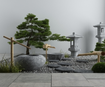 New Chinese Style Rockery Waterscape-ID:432158953