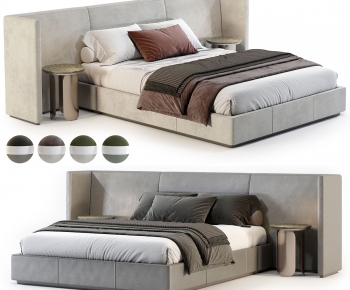Modern Double Bed-ID:553967957
