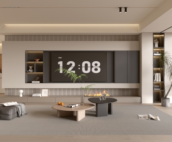 Modern A Living Room-ID:747767937