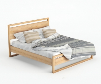 Modern Double Bed-ID:696856027