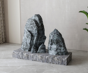 New Chinese Style Rockery Waterscape-ID:472780948