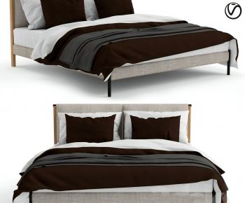 Modern Double Bed-ID:949738985