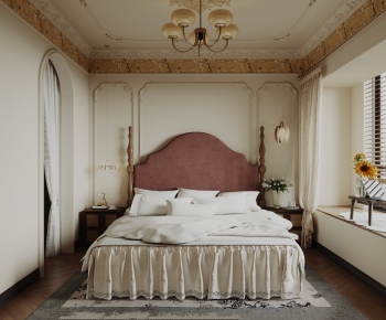 French Style Bedroom-ID:673551089