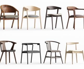 New Chinese Style Single Chair-ID:538444041