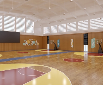 Modern Basketball Arena-ID:129509079