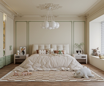 French Style Girl's Room Daughter's Room-ID:916945936