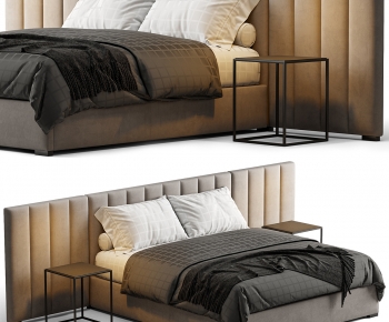 Modern Double Bed-ID:865334992