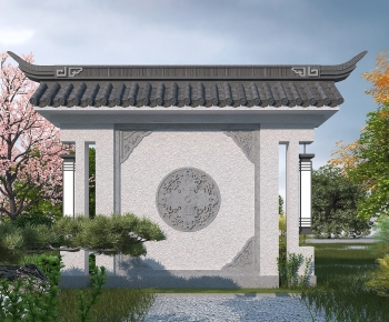 Chinese Style Landscape Wall-ID:432984116