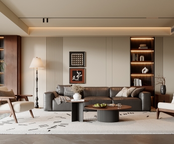 Modern A Living Room-ID:467441085