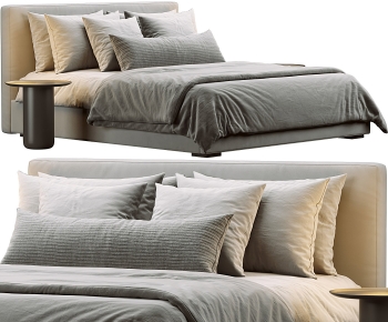 Modern Double Bed-ID:268287909