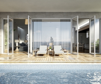 Modern Swimming Pool-ID:360666041