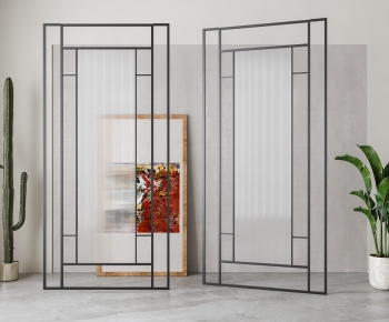 Modern Glass Screen Partition-ID:384774929