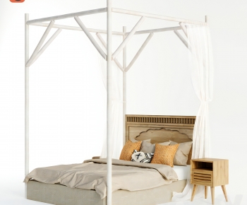 Modern Double Bed-ID:841967118